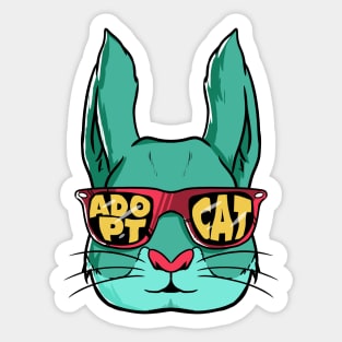 Adopt Cat Sticker